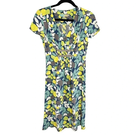 Boden Dresses & Skirts - Boden Multicolor Floral Pin Pleat Midi Tea Dress Women's US Size 2 Regular